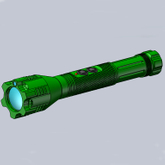 يده الشعاع الموازي الأخضر LED إضاءة مع مؤشر ليزر أخضر للإضاءة المنطقة المظلمة