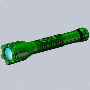 يده الشعاع الموازي الأخضر LED إضاءة مع مؤشر ليزر أخضر للإضاءة المنطقة المظلمة